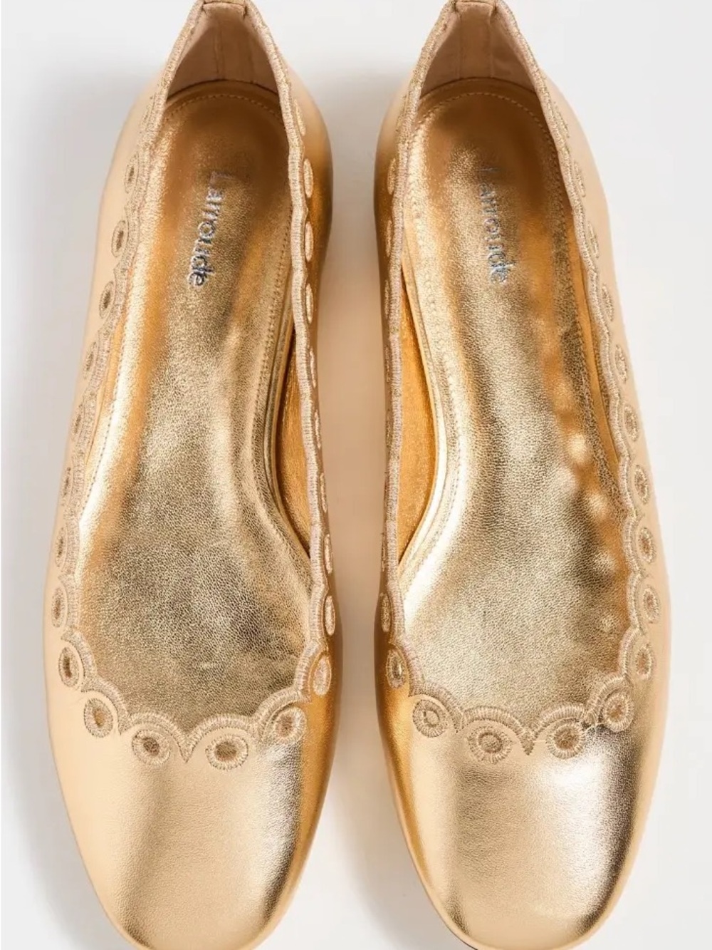 Larroude Larroudé Meghan Broderie Size 7